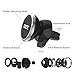 2 Pack Air Vent Cell Phone Holders Magnetic For Car Strong Magnetic Phone Car Mounts Vent Clips Gold Silver, Round Rotatable Universal Fit iPhone 5C 6 6S 7 Plus Samsung Galaxy S7 Edge HTC NEXUS