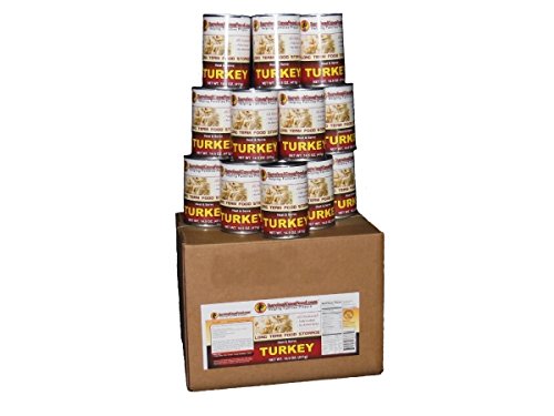 Survival Cave Food Canned Turkey, 12 - Pk. 14 1/2 - oz. cans