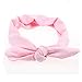 Yeshan Women and Girls Elastic Rabbit Bow Hairband/Bandana/Turban/Head wrap/Knotted Yoga Headband,pack of 8