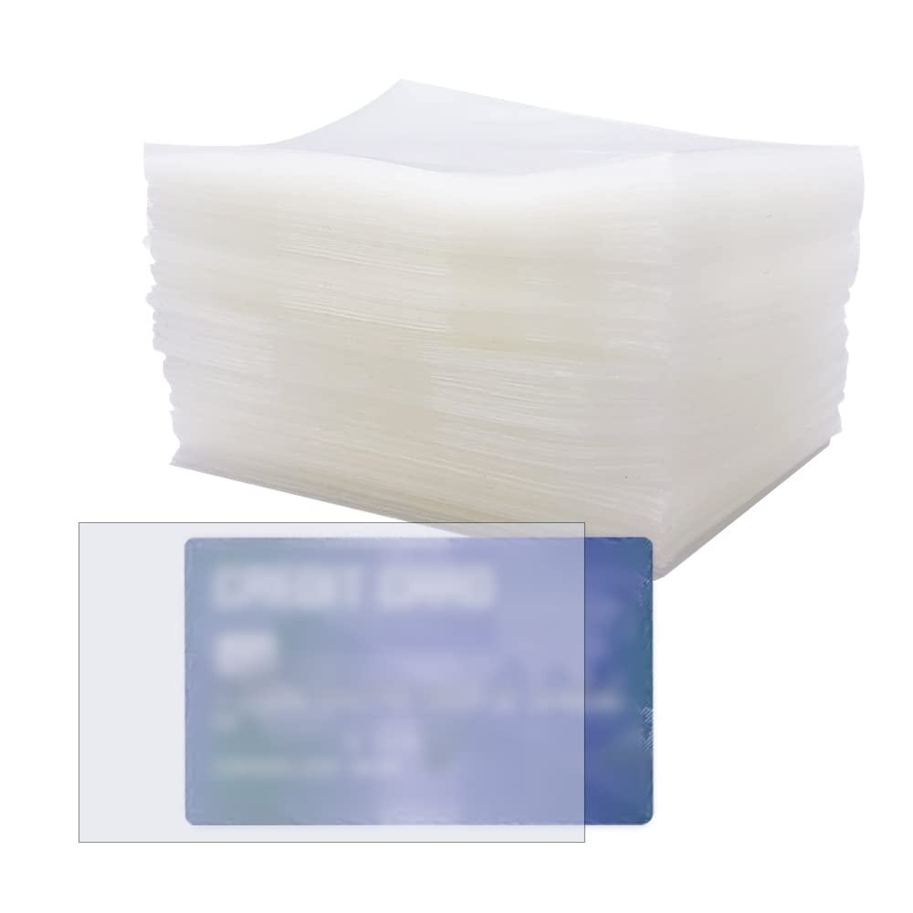 HLIWS Card Document Sleeve, 400pcs 68 x 90mm Clear PVC Protect Top Loader Game Card Sleeves, for Most Cards, Waterproof, Fits up to 35pt Thickness — image 1