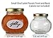 Nakpunar Round Glass Jars with Lids - Canning, Preserving (4 oz - 6 pcs, Gold)