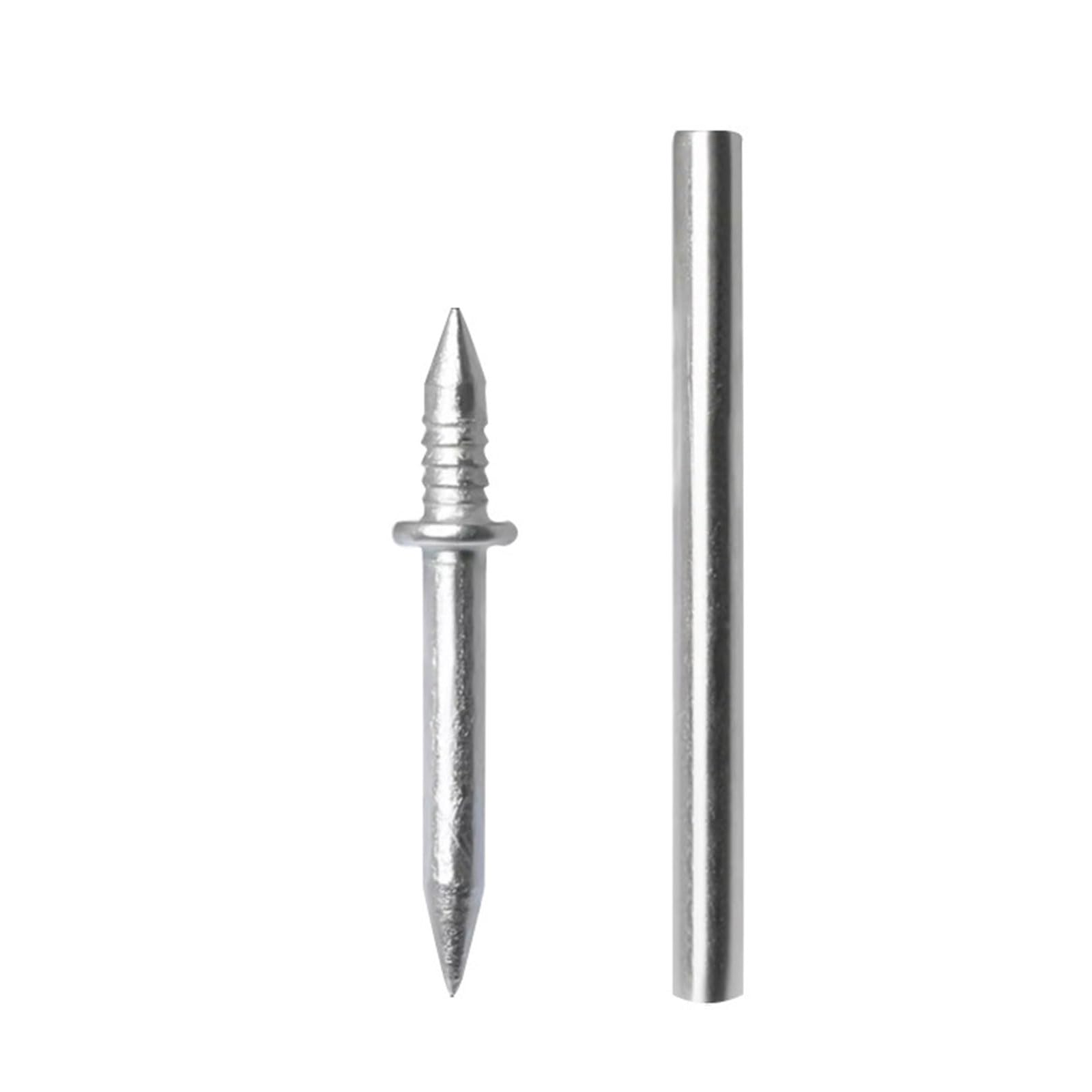 Wmzjnljy 400pcs Double-Head Skirting Thread Seamless Nail Invisible Security Screws with Nail Specific Sleeve Tool for Hanging Pictures for Solid Wood Furniture(Z50-400)