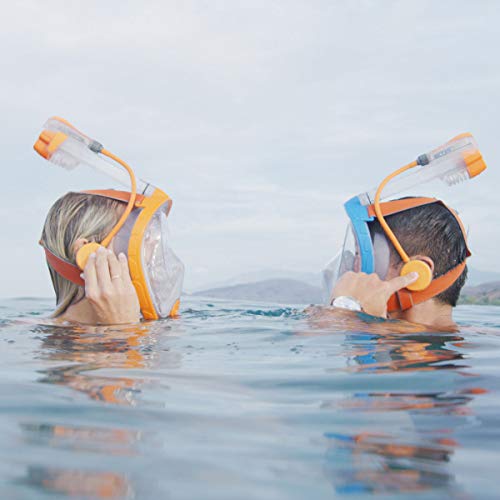 Ocean Reef Snorkie Talkie Aria Mask System (Grey, Small/Medium) - Thumbnail 6