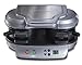 Hamilton Beach Dual Breakfast Sandwich Maker with Timer, Silver (25490)