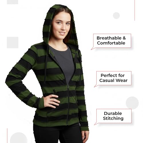 SHOPOHOLIC FASHION Women Love Peace Patchwork Hippy Hooded Jacket