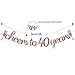 Glittery Rose Gold Cheers to 40 Years Banner for 40th Birthday Wedding Anniversary Party Decorations Supplies | Extra Rose Gold Glittery Circle Dots Garland