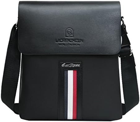 Lonson Shoulder Bag Elegant Messenger Bag Weekend Vacation Travel Work Bag (Black 1)