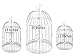Elaan31 23622 Bird Cage Metal White 3pcs 20″ 14″ 11″ (3pcs 20″ 14″ 11″, White)thumb 1