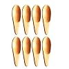 UPKOCH 8 stuks mini houten kleine zoutlepels massief hout kruiden lepel handgemaakte honing theelepel voor specerijen…