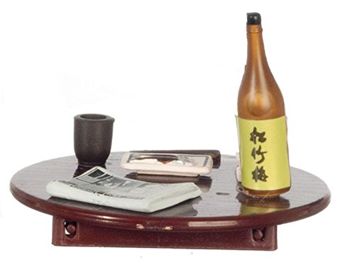 Dollhouse Miniature 1:24 Scale Table with Accessories #G7030