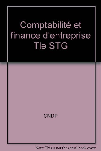 Comptabilité et finance d'entreprise