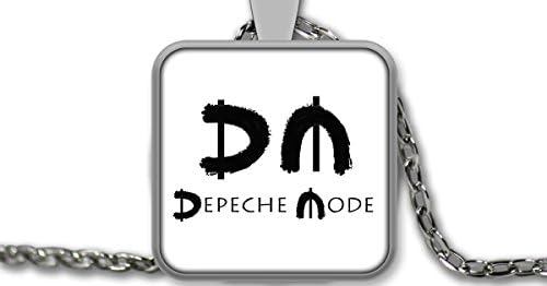 Depeche Mode Square Pendant Necklace 1 inch in diameter