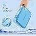 Kids Lunch Box, Hometall Lunch Box for Kids with Spoon, BPA-Free, Leakproof 4 Compartments Food Container Great for School, Picnics, Travel and More(Large Size/BLue)