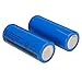 Mini Butterball Rechargeable 26650 Battery 2Pcs 3.7V 6000mah Protected Li-ion Blue Batteries for Flashlight Electric tools Electric bicycles Electric Vehicles