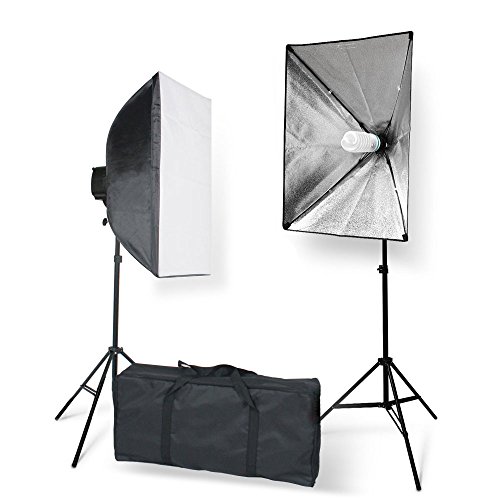 StudioFX 800W Photography 20"x28" EZ Softbox with E27 Socket Light Lighting Kit (Set of 2) by Kaezi Photo H851S2 - Thumbnail 6