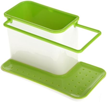Sink Draining Washing Rack Storage Suction Cups Brush sponge holder Kitchen Tool#Green#
