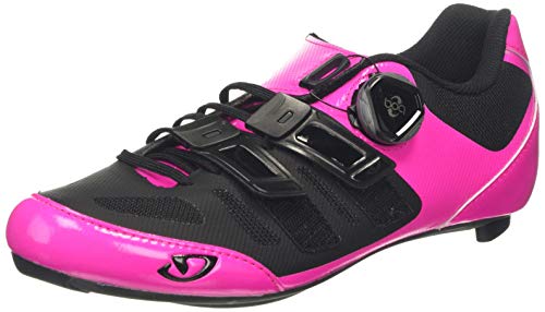 Giro Raes Techlace Cycling Shoe - Women's Bright Pink/Black, 40.5 Giro Raes Techlace Cycling Shoe - Women's Bright Pink/Black, 40.5
