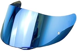 BSTOP K1 Face Shield Uv-Protected for AGV K1, K1S, K3SV, K5, K5S Helmet Shield Visor Windshield (Ice Blue-Day use only)