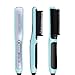 KINGDOMCARES Professional Ceramic Hair Straightening Brush Anti Scald Hair Straightener Comb Blue