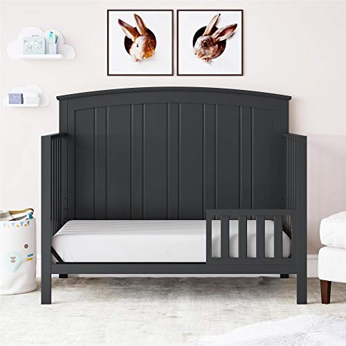 Baby Relax Colton Easy Assembly Toddler Guardrail, Slate Gray - Thumbnail 6