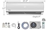 Innova 18000 BTU Ductless Mini-Split Air Conditioner â€“ Inverter SEER 15 â€“ Cooling & Heating â€“ Dehumidifier â€“ 240v/60hz - PreCharged Condenser - Ultra Quiet - 16 Feet Line Set + Accessories
