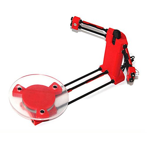 Red DIY 3D Scanner Adapter Plate For Ciclop 3D Printer