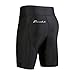 Przewalski Mens 3D Paded Cycling Shorts, Bike Biking Half Pants, Cycle Clothes for Road Riding Biker - 3-Layer Bicycle Padding & 5cm Silicone Grippers