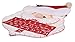 Clever Creations Christmas 24 Day Cloth Advent Calendar | Red and White Santa Claus' Face Christmas Design | Traditional Holiday Christmas Decor Theme | Perfect for Home or Office | Measures 20