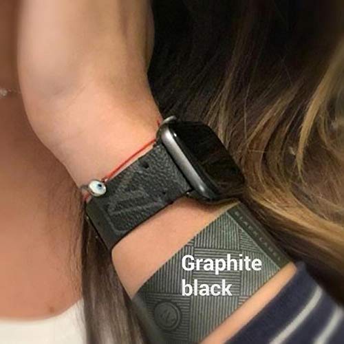 Monogram Louis Vuitton Apple Watch Band Black Monogram Apple Watch