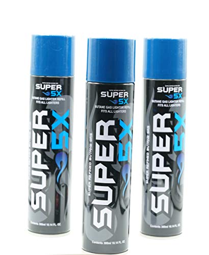 Super 5x Butane 3 Pack – Big Cans – 300ml Each Can