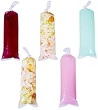 Ozera 150 Pack Popsicle Molds Bags, Disposable DIY Ice Pop Mold Bags for Gogurt, Ice Candy, Otter Pops or Freeze Pops. BPA Free and FDA Approved Popsicle Bags Maker