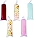 Ozera 150 Pack Popsicle Molds Bags, Disposable DIY Ice Pop Mold Bags for Gogurt, Ice Candy, Otter Pops or Freeze Pops. BPA Free and FDA Approved Popsicle Bags Maker