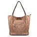 KISS GOLD(TM) Leisure Canvas Tote Shoulder HandBag for Women Crossbody Bag for Women (Coffee)