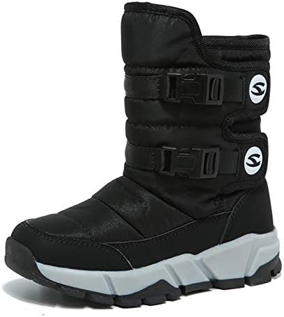 FEIKENIU Women Snow Boots Winter Warm Ankle Shoes Mid Calf Waterproof Walking Slip On Lightweight