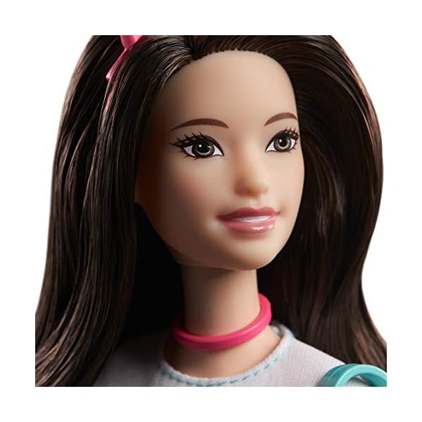 Barbie GML71 Prinzessinnen Abenteuer Renee Puppe, Mädchen Spielzeug ab 3 Jahren – Bild 4