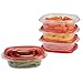 Rubbermaid TakeAlongs 2.9 Cup Sandwich Food Storage Container, Pack of 10