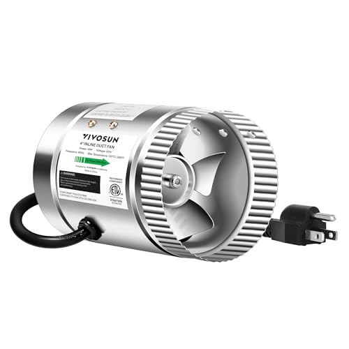 VIVOSUN 331101-4 Metal Inline Fan