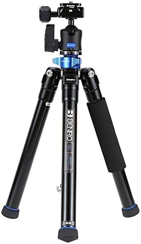 Andoer Benro IS05 Portable Aluminum Video Camera Tripod Kit with a bag; Photo Monopod & Selfie Stick for Smartphone Mirrorless Camera DSLR Camera