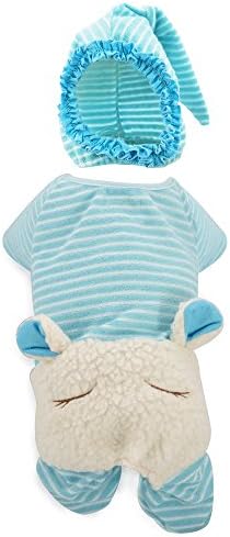Sleepy Pups Blue Dog Pajama PJs Sleepware by United Pups (Large)