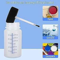 JMIATRY 50 Pack 2 OZ Paint Touch Up Bottles with