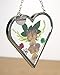 Grandma Window Suncatcher - Pressed Flower Sun Catcher with Grandma Heart Charm - 4