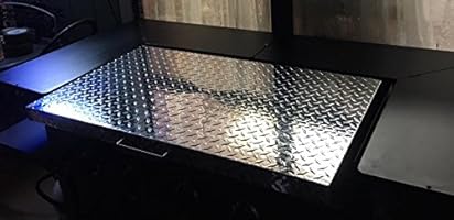 Backyard Life Gear Griddle Cover Diamond Plate Aluminum For 36 Inch Blackstone Griddle Flat Top With Side Or Rear Grease Discharge Amazon Sg Lawn Garden