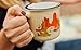 Ceramic Coffee Mug - 15 oz Retro Inspired Camping Mug - for Hot & Cold Drinks - Works as a Tea, Soup, & Coffee Mug - Stylish, Versatile, & Microwaveable Camping Coffee Mugs by Camp Casual