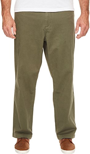 Dockers Men s Big and Tall Washed Khaki Flat Front Pant, Dockers Olive (Stretch), 46W x 32L