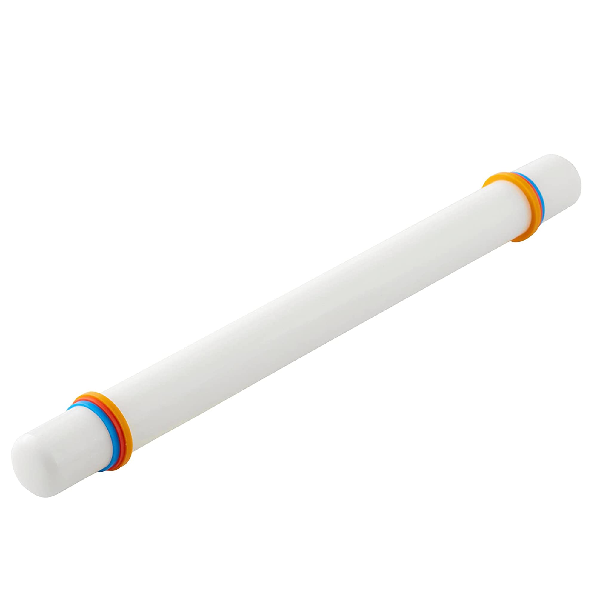 Wilton Large Fondant Rolling Pin with Guide Rings – Fondant Roller Ideal for Rolling Large Amounts of Fondant on Tiered Cakes, 20-Inch