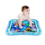 Baby Water Play Mat - Tummy Time Inflatable Premium Water Pad Indoor & Outdoor Leakproof Activity Center for Kids Stimulation and Growth (Mermaid)