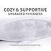 SLEEP ZONE Cooling White Queen Mattress Pad