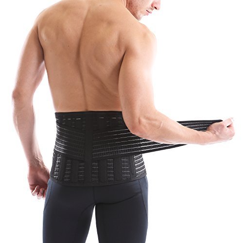 Vital Salveo-Germanium and Bamboo Back Support Lift Heavy Objects, Standing, Relive Back Pain SC-Pro (XXL)