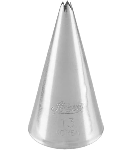 Ateco Douille à Pâtisserie 401 – Taille S, Argentée – Pour Décoration De Gâteaux Et Cupcakes