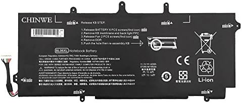 BL06XL New laptop battery 11.1V 42WH for HP EliteBook Folio 1040 G0 G1 G2 Series, BL06042XL 722236-171 722236-2C1 HSTNN-DB5D HSTNN-W02C 722297-001 722236-1C1